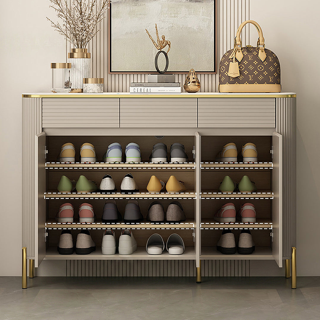 Malvina Shoe Storage, Light Grey-Weilai Concept