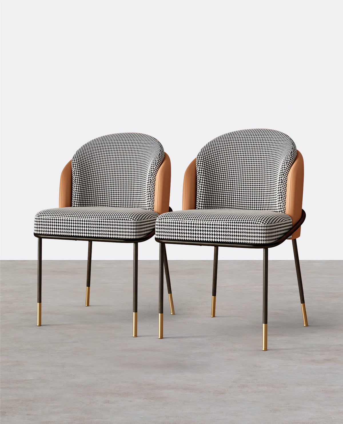 A Set of 2 Ratley Dining Chair, Linen-Weilai Concept