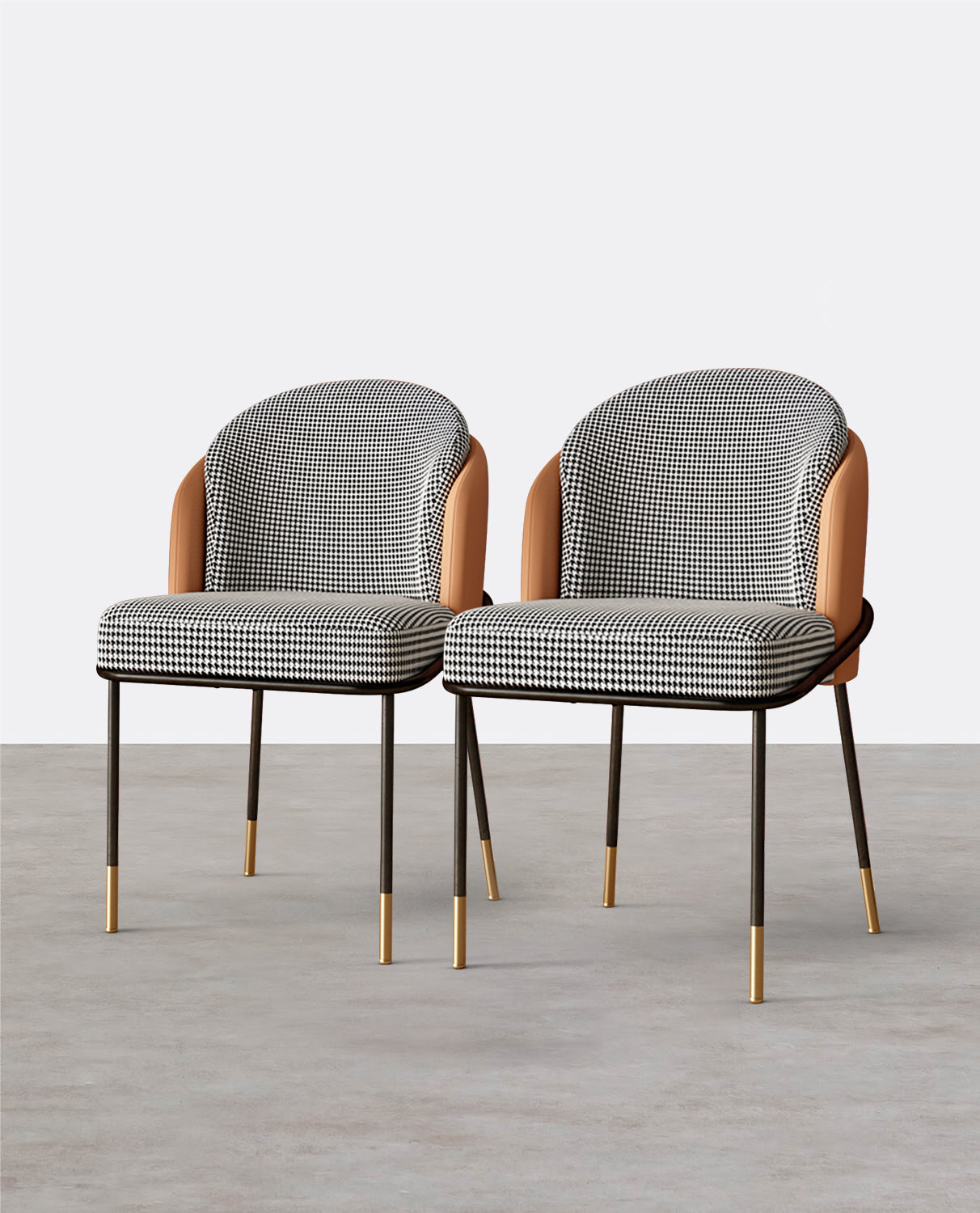 A Set of 2 Ratley Dining Chair, Linen-Weilai Concept