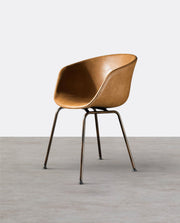 Herron Dining Chair, PU Leather-Weilai Concept