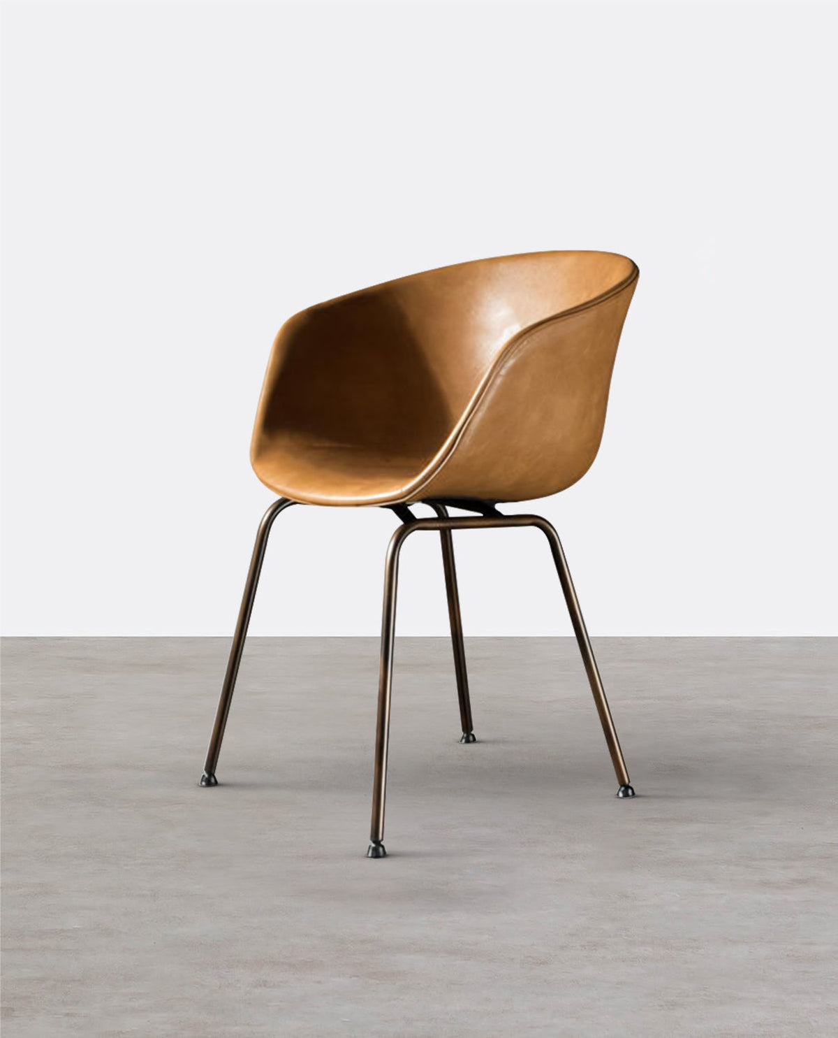 Herron Dining Chair, PU Leather-Weilai Concept