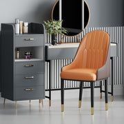 Scott Dining Chair, PU Leather-Weilai concept-Weilai Concept