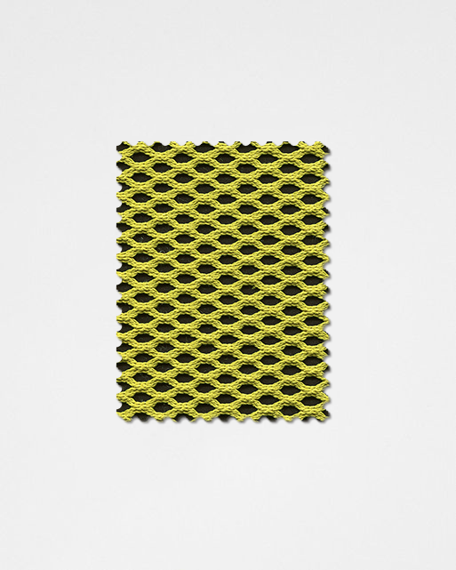 Yellow Green-20 | 3D Solid Knitted Cotton Swatch-Weilai Concept-Weilai Concept
