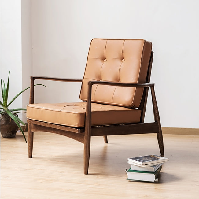 Hans CH32 Green Armchair, Solid Wood-Tan-Weilai Concept
