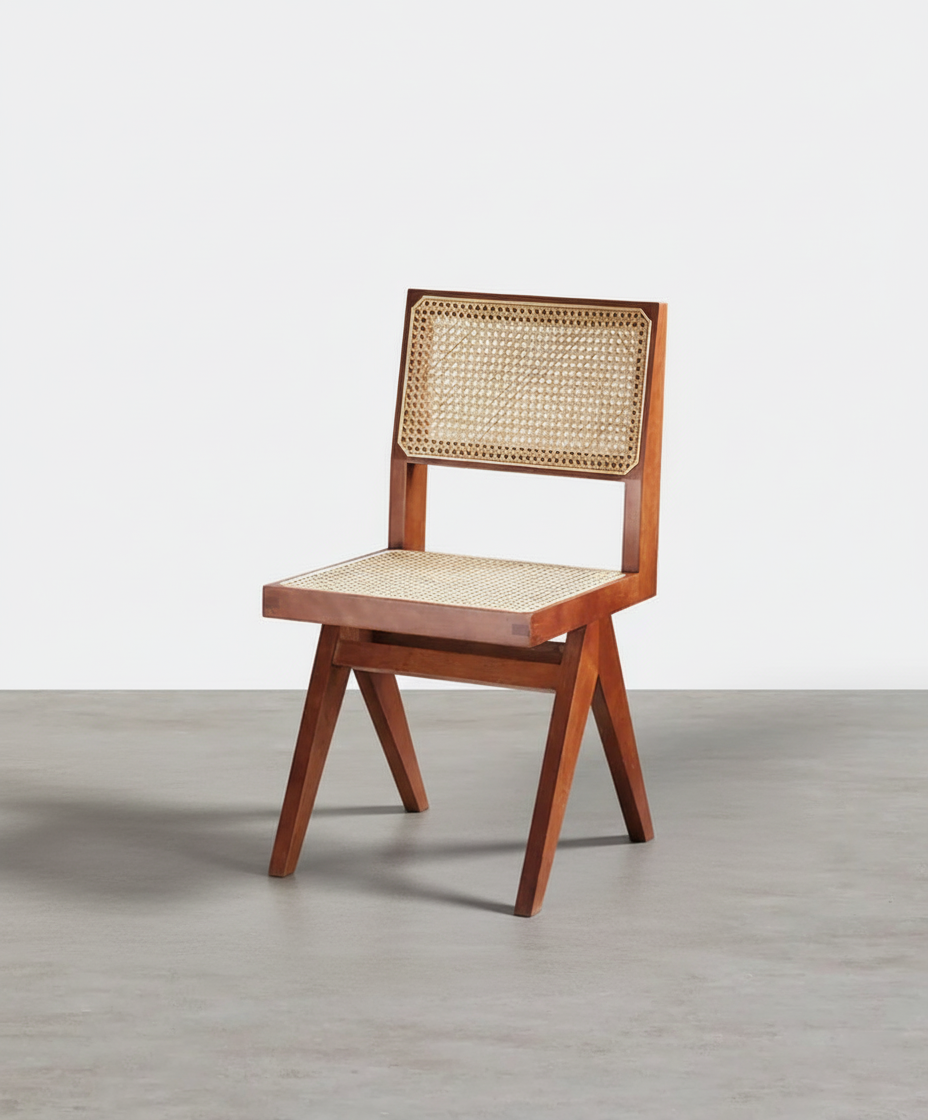 Caribbean Rattan Dining Chair, Oak-Weilai Concept