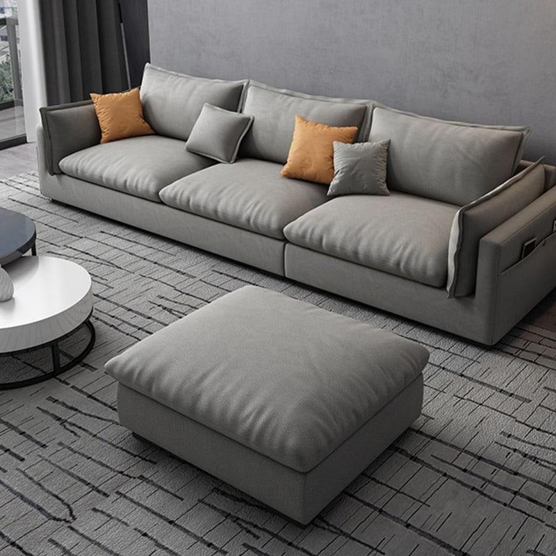 Amos Three Seater Sofa Corner, Leathaire with corner sofa with table