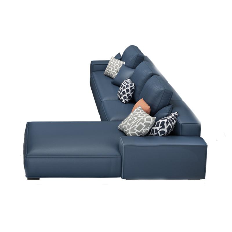 Nevaeh Three Seater Corner Sofa, Leathaire in a lifestyle setting with orka corner sofa