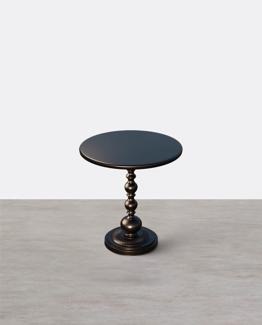 Xanthe Small Round Side Table, Black or White-Weilai Concept