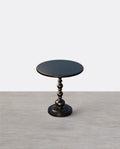 Xanthe Small Round Side Table, Black or White-Weilai Concept