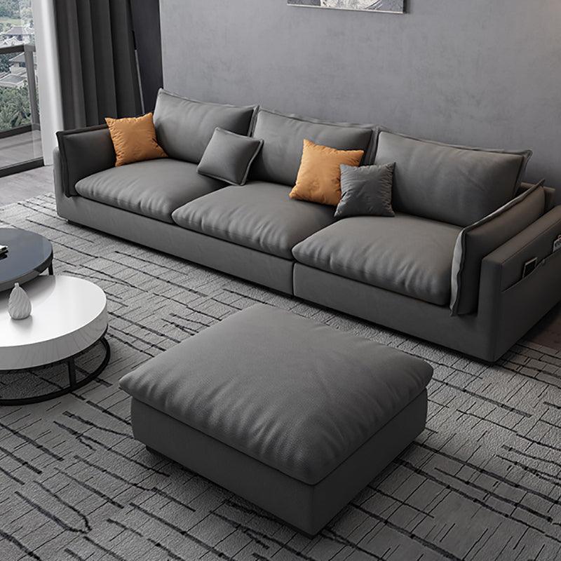 Amos Three Seater Sofa Corner, Leathaire, side view of corner sofa pay monthly bad credit