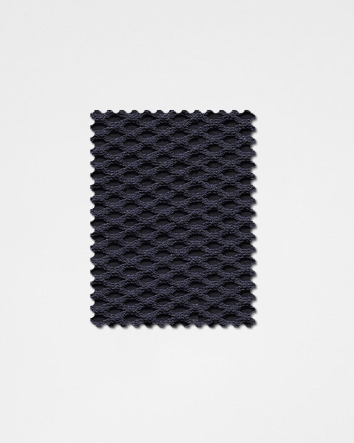 Dark Blue-23 | 3D Solid Knitted Cotton Swatch-Weilai Concept-Weilai Concept