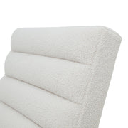 Boucle Ribbed Ark Chair