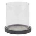 Amalfi Grey Hurricane Lantern