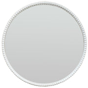Washed Wood Framed Beaded Mirror