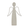 Large Whitewashed Rustic Standing Angel