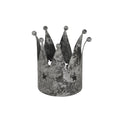 Antique Silver Crown Tealight Holder