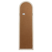 Washed Wood Tall Arched Window Mirror