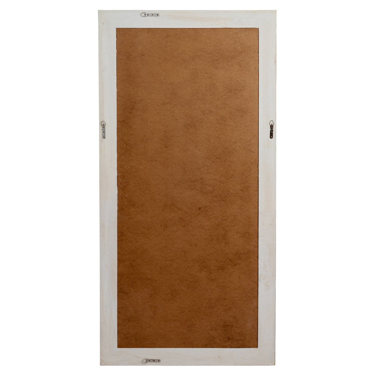 Washed Wood Large Framed Mirror