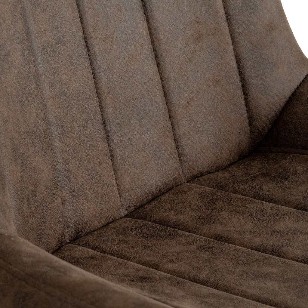 Malmo Coffee Swivel Dining Chair