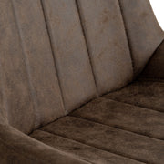 Malmo Coffee Swivel Dining Chair
