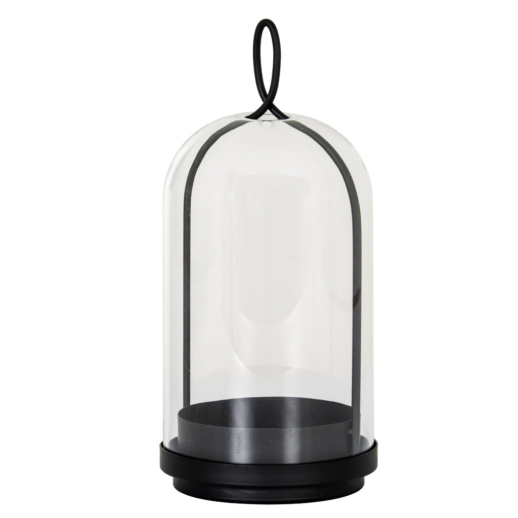 Nysa Large Candle Holder With Glass Cloche