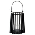 Lynk Small Lantern With Handle And Glass Candle Holder