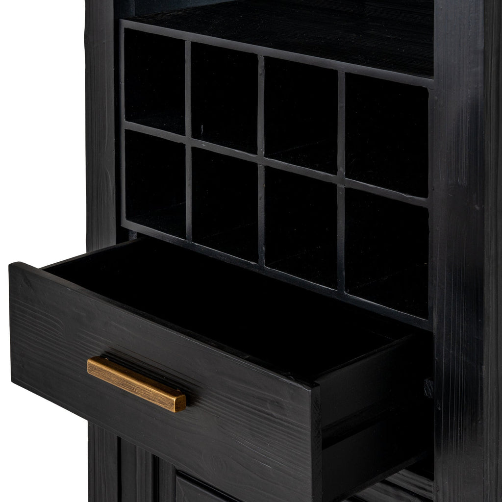 Lennox Black Drinks Unit