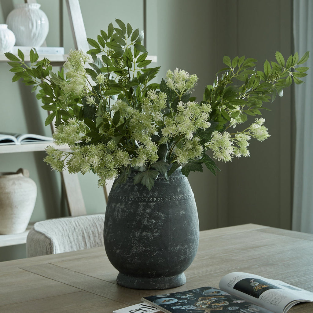 Etched Collection Tall Vase