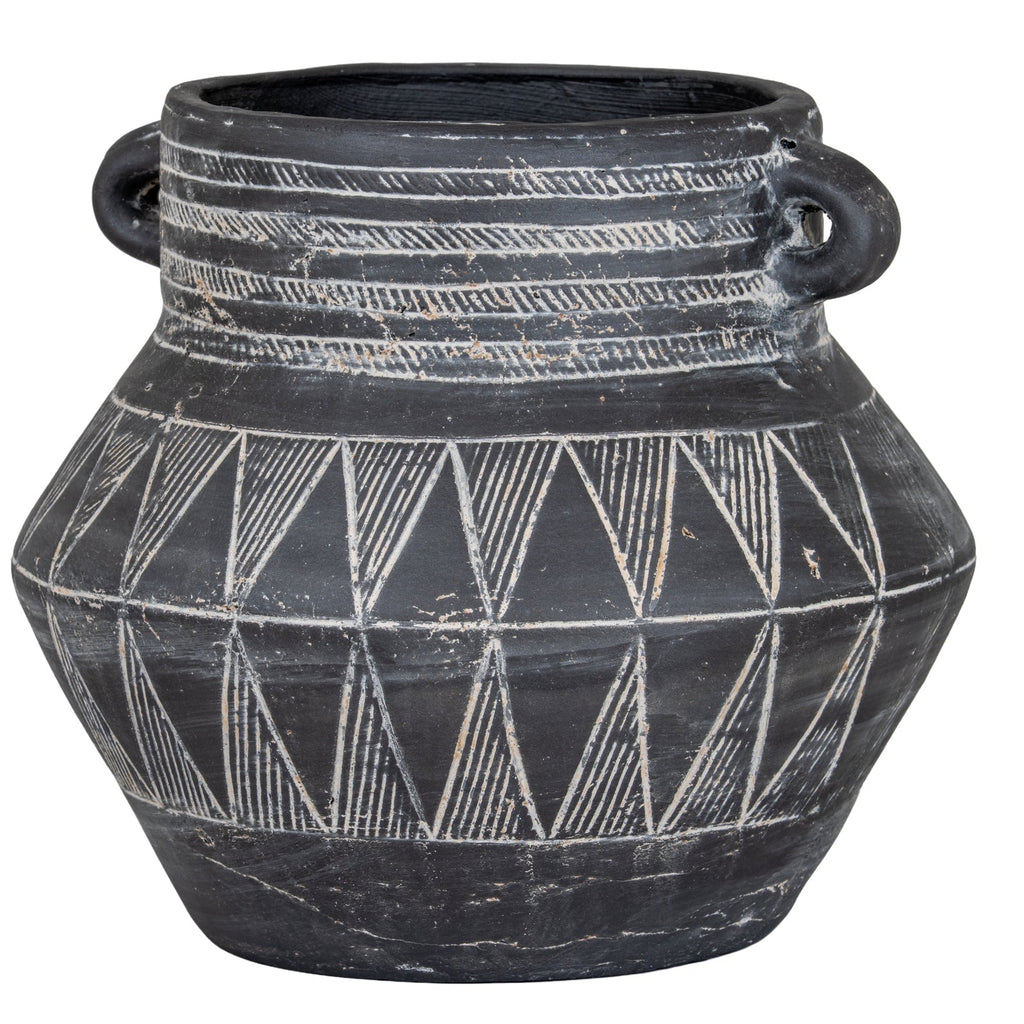 Etched Collection Tall Pot With Handle