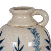 Blue Flora Amphora Jug Vase
