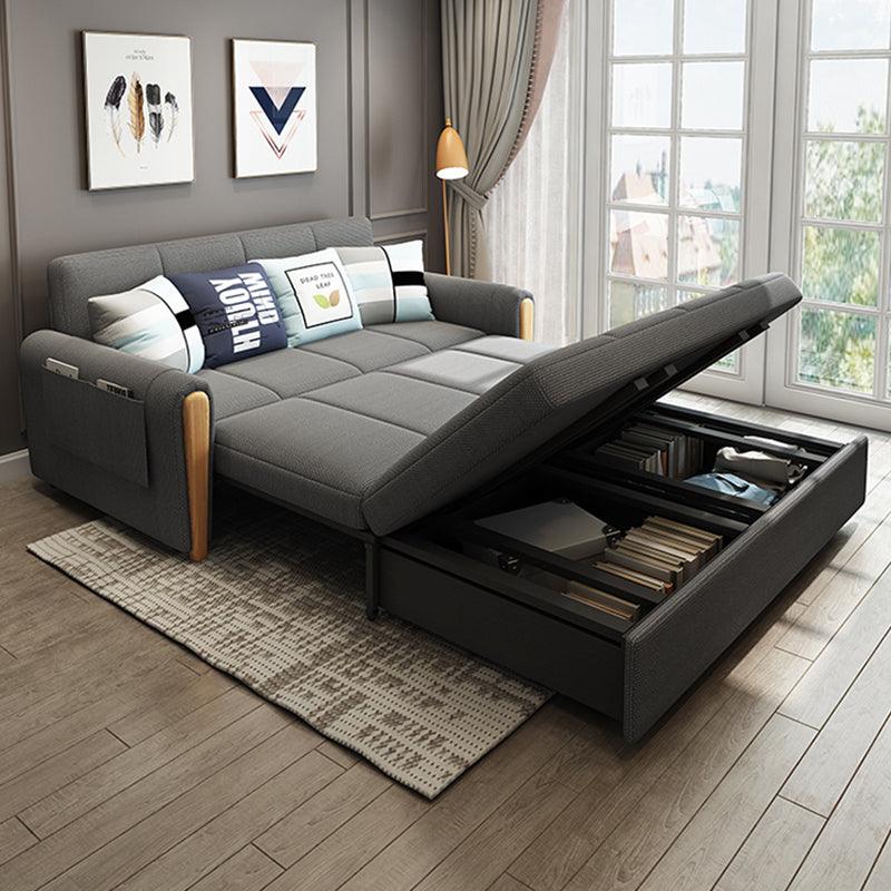 Mavis Two Seater Sofa Bed, Dark Grey with dreams sofa beds