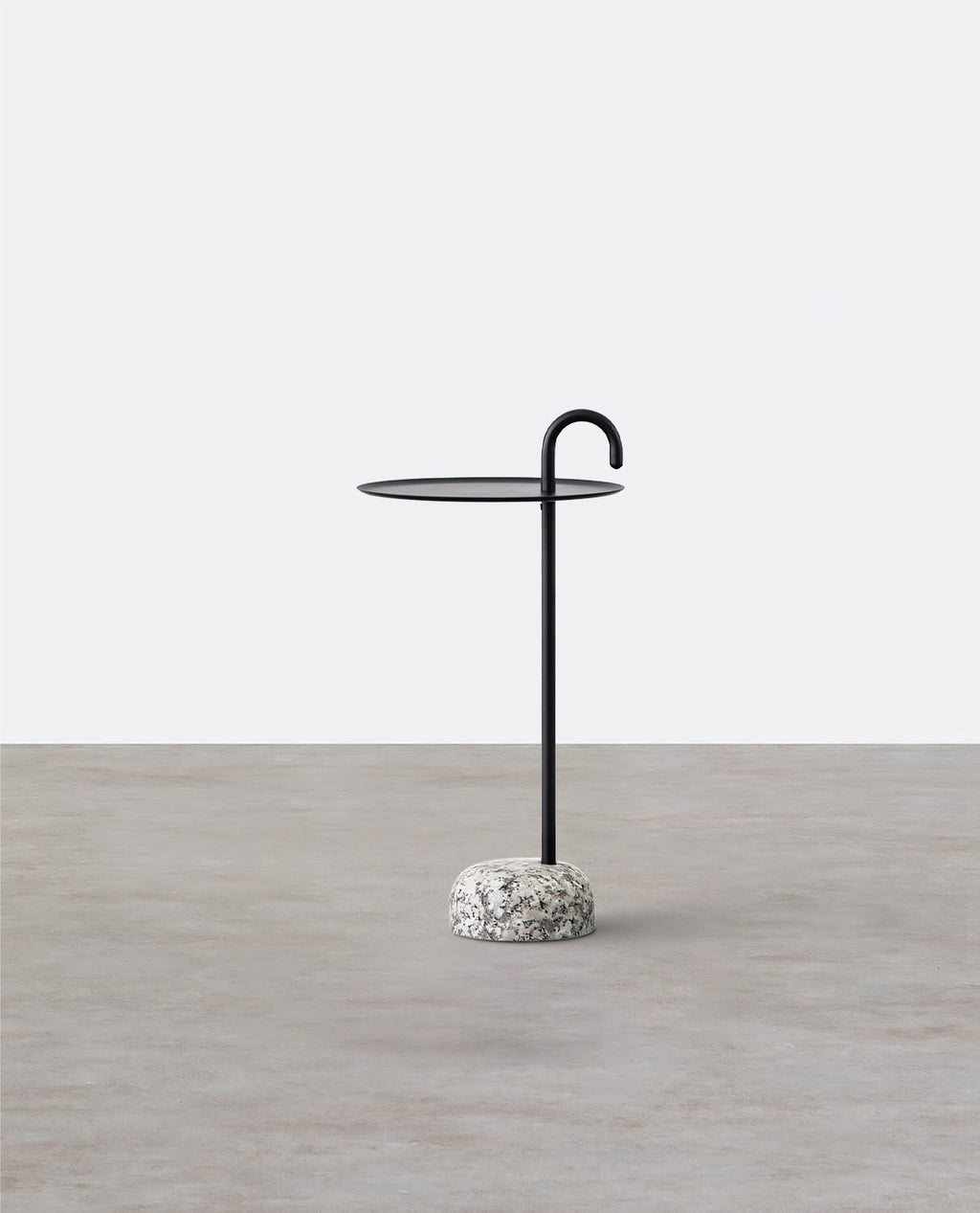 Stone Crutch Side Table, Black-Weilai Concept