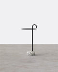 Stone Crutch Side Table, Black-Weilai Concept