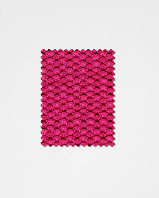 Rose Red-26 | 3D Solid Knitted Cotton Swatch-Weilai Concept-Weilai Concept