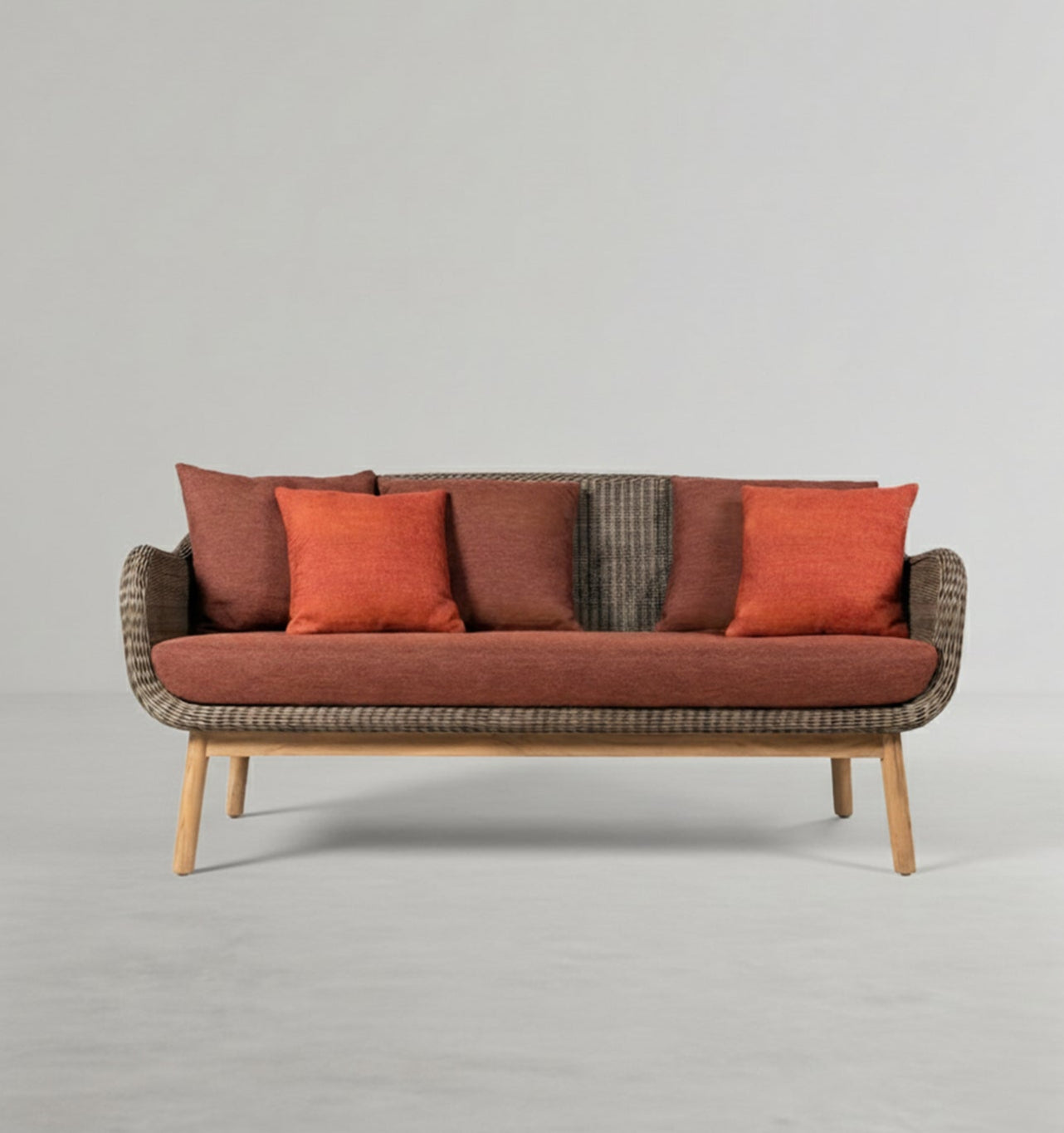 Julii Rattan Single Sofa, Two Seater Sofa, Outdoor Furniture-Weilai Concept