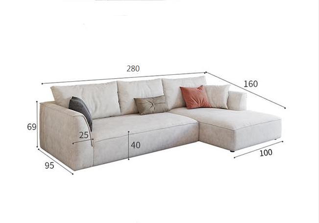 Dexter Two Seater Corner Sofa, Leathaire with emerald green corner sofa