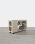 Dulcie Side Table With Wheels, Hallway Storage-Weilai Concept