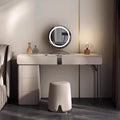 Nisha Dressing Table, Vanity Table With LED Mirror-Weilai Concept-Weilai Concept