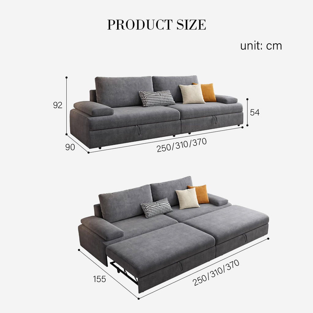 Molly Three Seater Sofa Bed, More Colours with single sofa bed