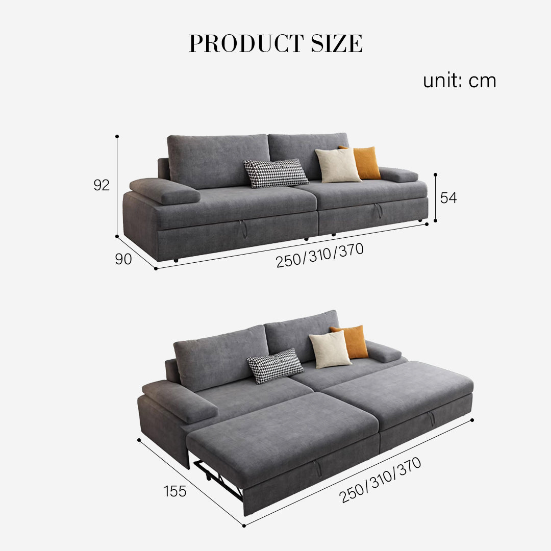 Molly Three Seater Sofa Bed, More Colours with single sofa bed