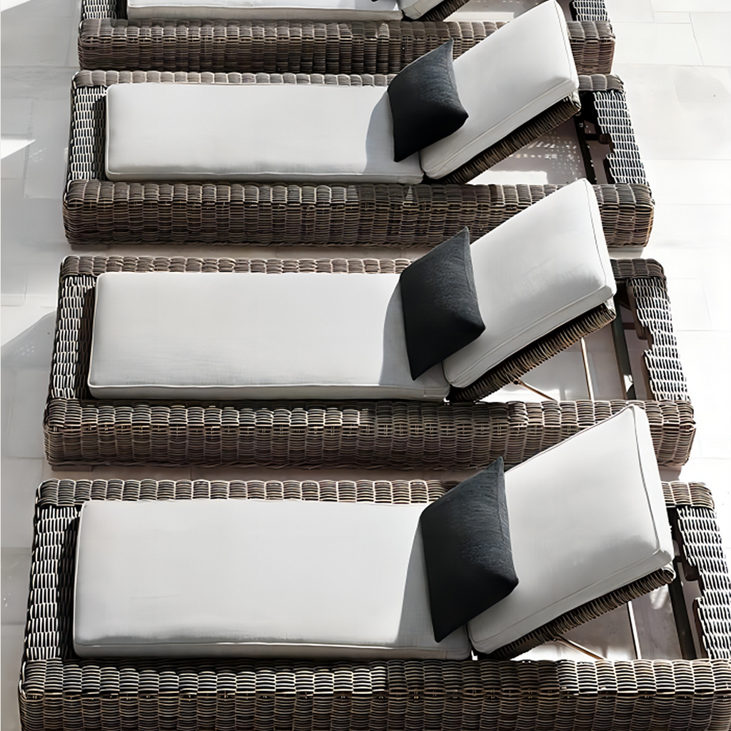 Marina Reclining Outdoor Sun Lounger, Daybed-Weilai Concept-Weilai Concept