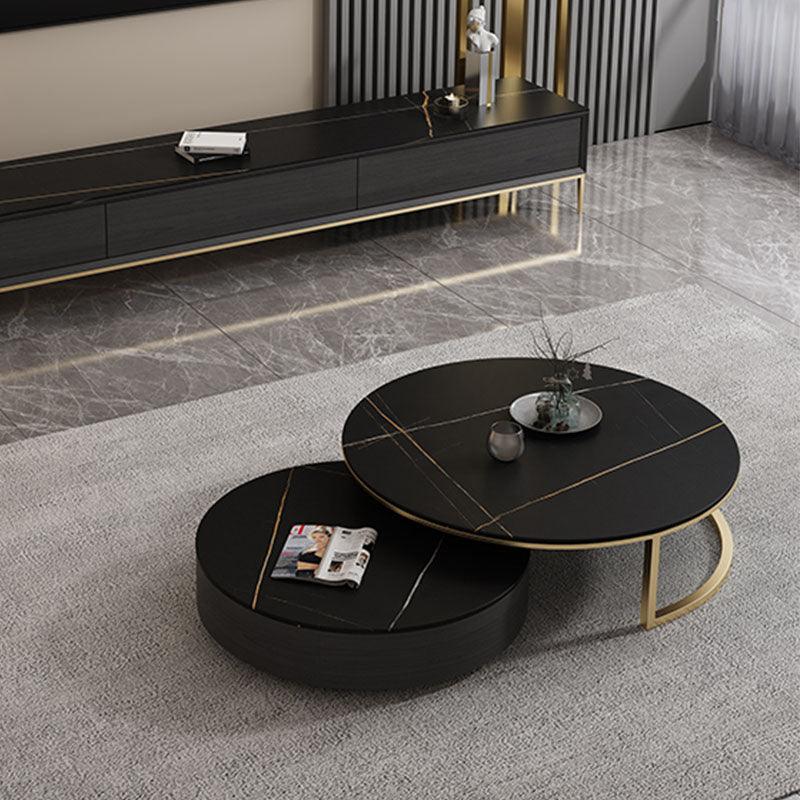 Bigbiglife Nesting Coffee Table With TV Stand, Sintered Stone-Weilai Concept-Weilai Concept