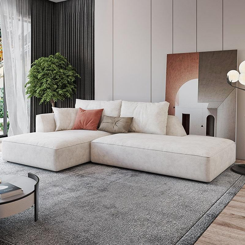 Detail view of Dexter Two Seater Corner Sofa, Leathaire with corner sofa high back