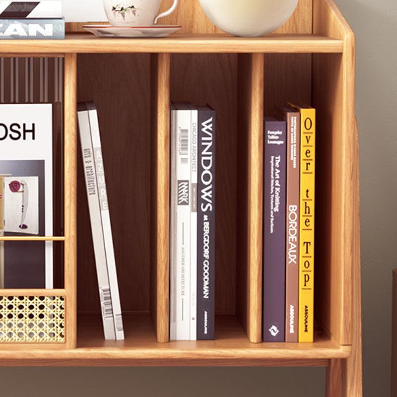 Calvin Side Table with Mini Book Storage with sideboard beige