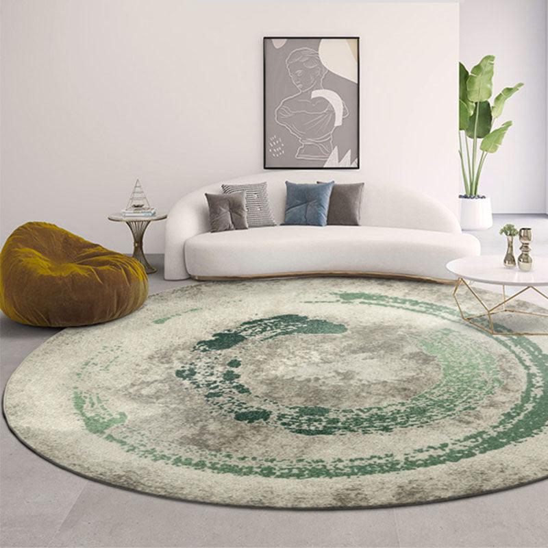 Vaserely Round Wool Rug, Various Shapes Available-Weilai Concept-Weilai Concept