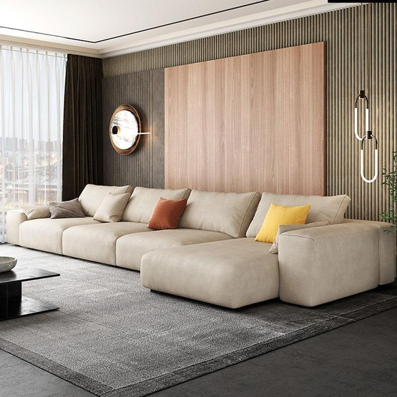Calvin Two Seater Corner Sofa, Leathaire with sofa corner used