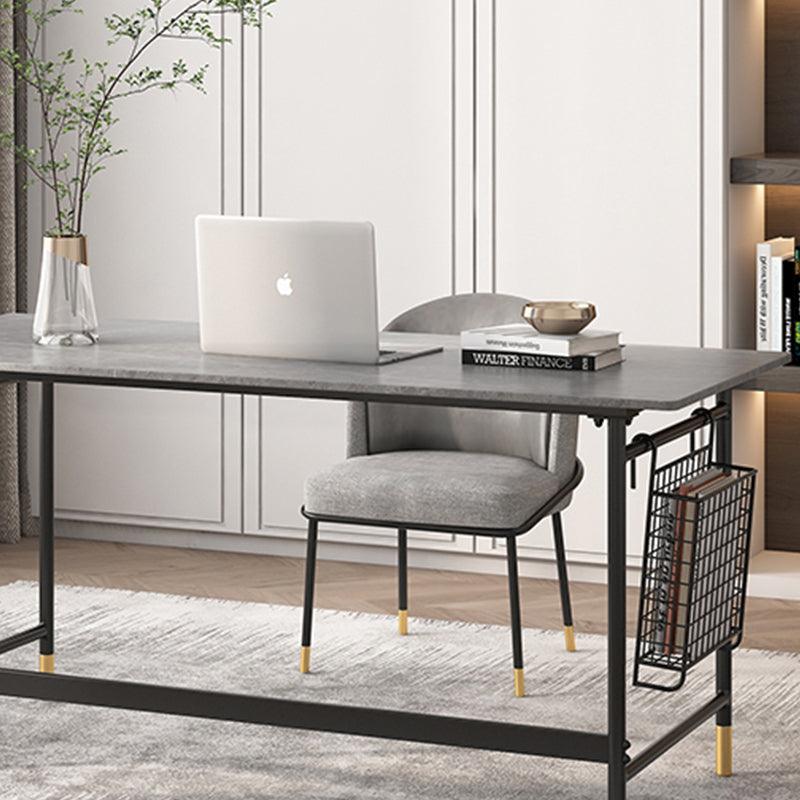 Bleeker Office Desk, Sintered Stone in a lifestyle setting with luxury office desk