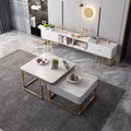 Lorelei Nesting Coffee Table Set, Sintered Stone-Weilai Concept-Weilai Concept