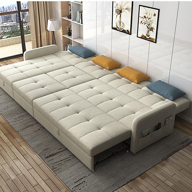 Three Seater Sofa Bed, L Shape Sofa Bed With Storage, Linen with next furniture sofa beds