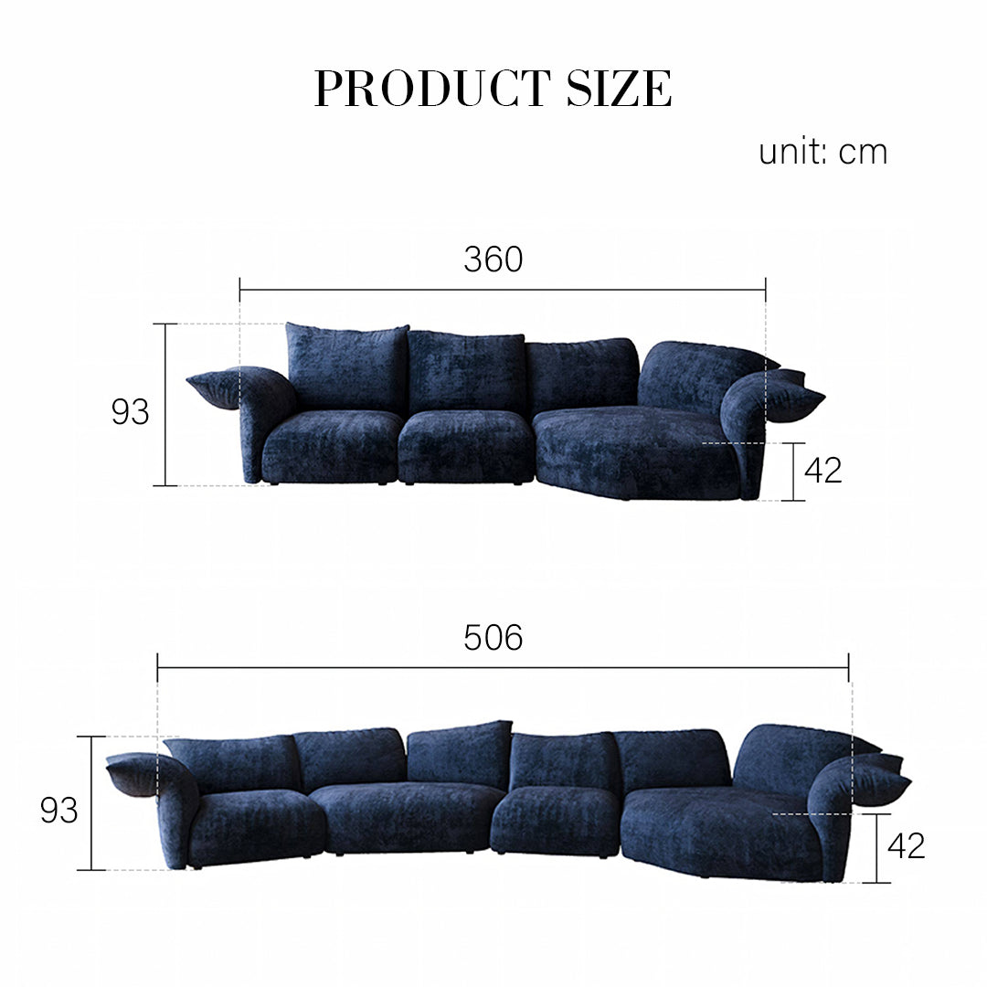 Flower Modular Three Seater Sofa-Weilai Concept